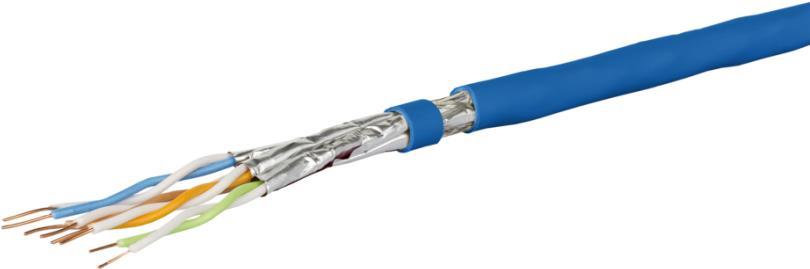 METZ CONNECT 1308427032142. Kabellänge: 1x1000m, Kabelstandard:Cat.7 Rohkabel, Kabelschirmung: S/FTP (S-STP), Kabelfarbe: Blau (1308427032142)