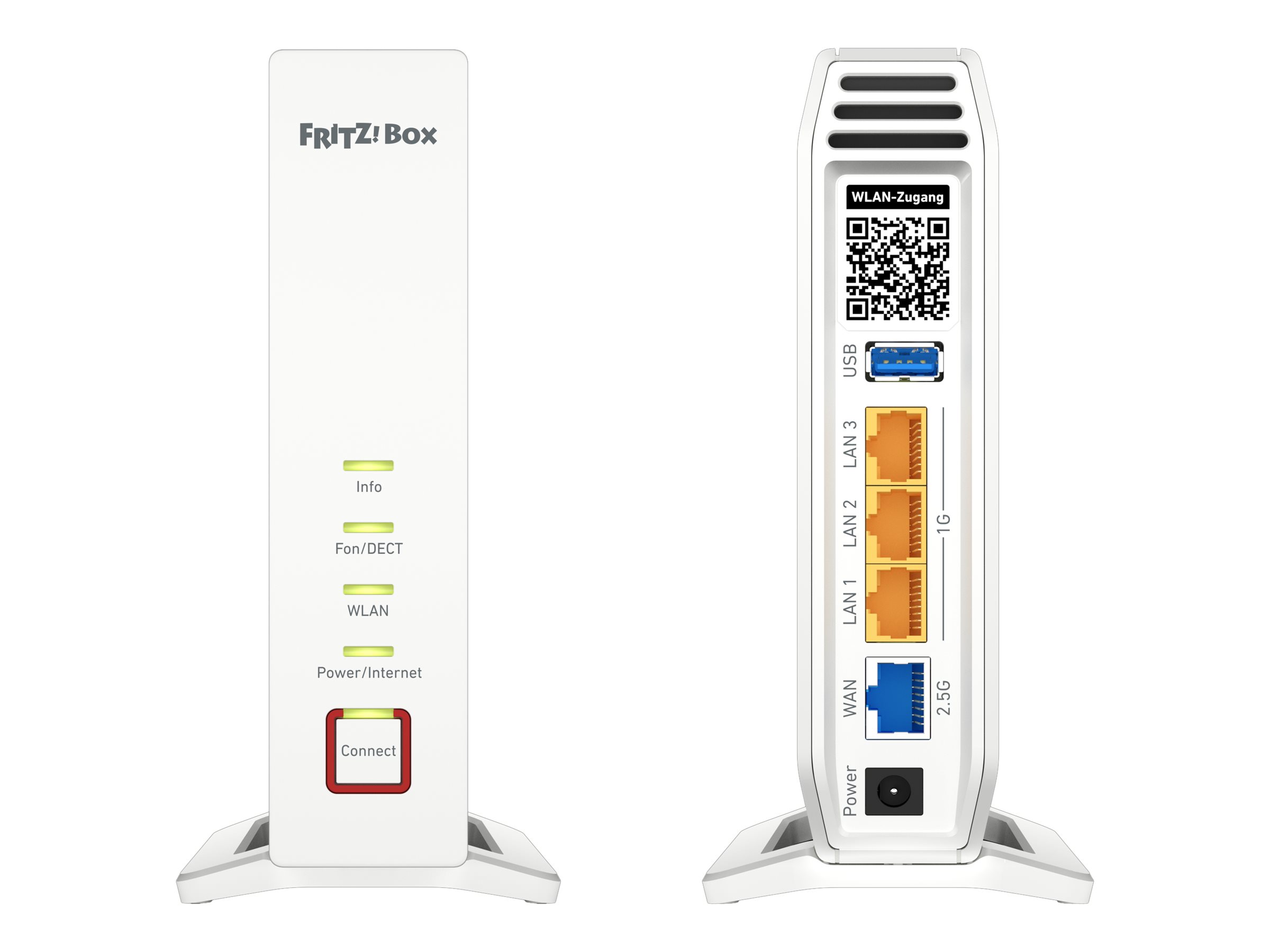 FRITZ! FRITZ!Box 4060 WLAN-Router Wi-Fi 6 Tri-Band 2,5-Gigabit-WAN DECT Weiß