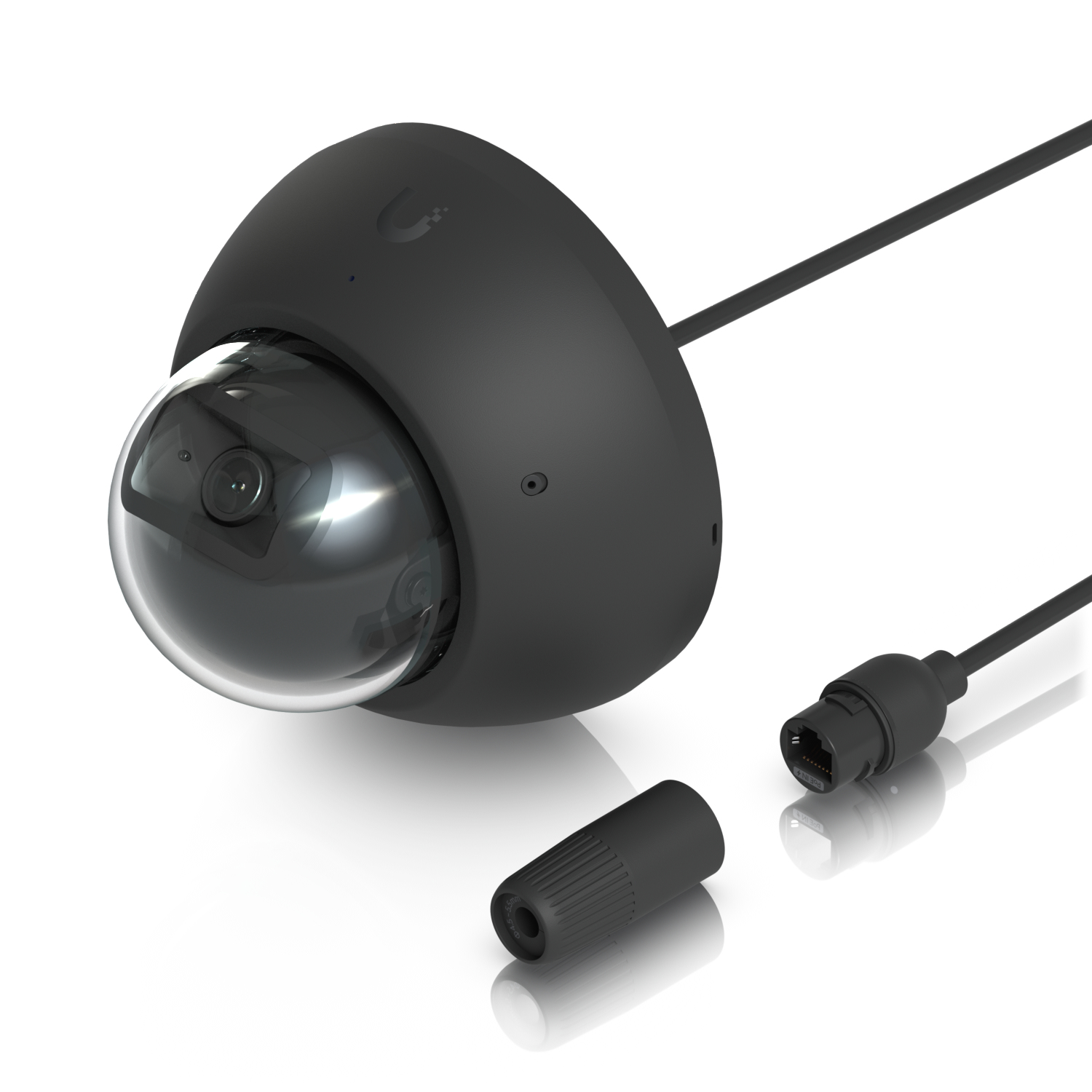 Ubiquiti UniFi AI Dome 4K Netzwerk-Überwachungskamera PoE GbE Schwarz