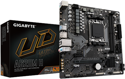Gigabyte A620M H Motherboard (A620M H)