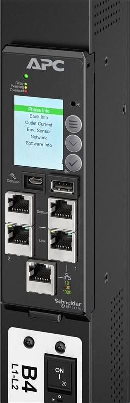 APC NetShelter Rack PDU Advanced Metered 7,4kW 1PH 230V 32A 332P6 40 Outlets (APDU11150ME)