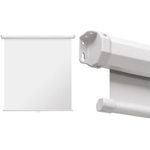 magnetoplan Roll-Leinwand Standard (B)1.800 x (H)1.800 mm mobile Stativleinwand mit Rollenfahrgestell, mit Feder- (14007305)