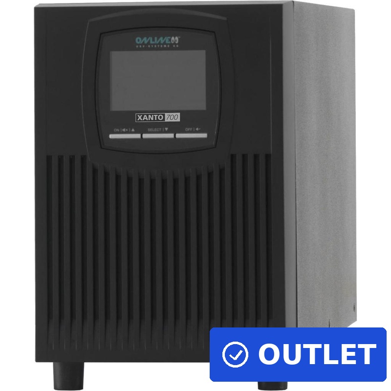 Online USV XANTO 700 Doppelwandler-USV 700 VA/700 W Tower Schwarz (X700) (geöffnet)