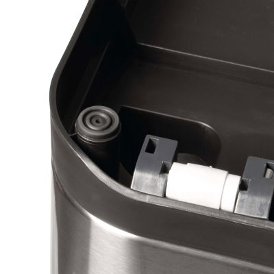 MAUL MAULcycle 9502294 Abfallbehälter 40 l Edelstahl Schwarz, Silber