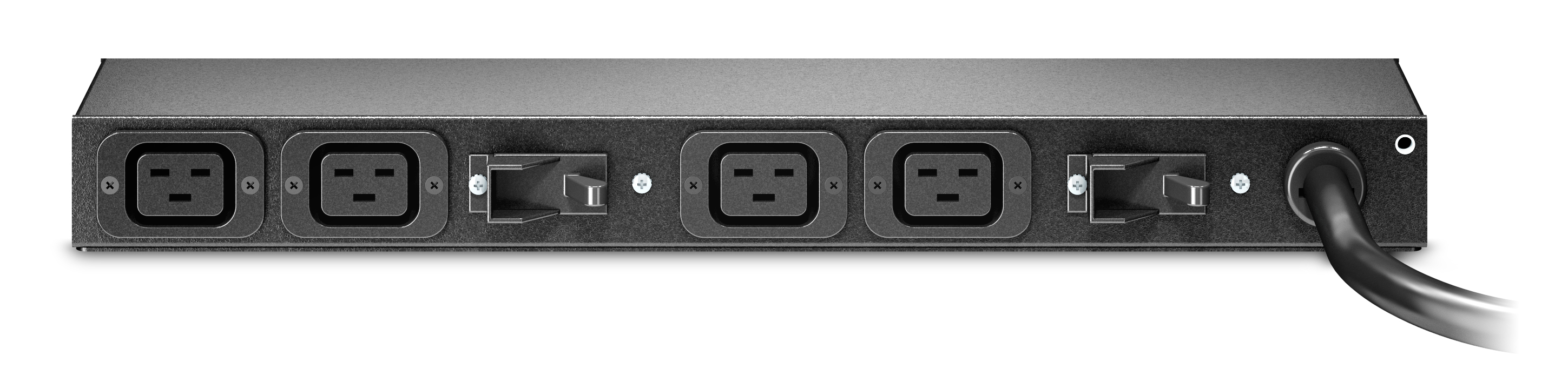 APC Rack PDU Basic AP6032A, 0U/1U, 200-240V, 32A, 4x IEC C19, Schwarz