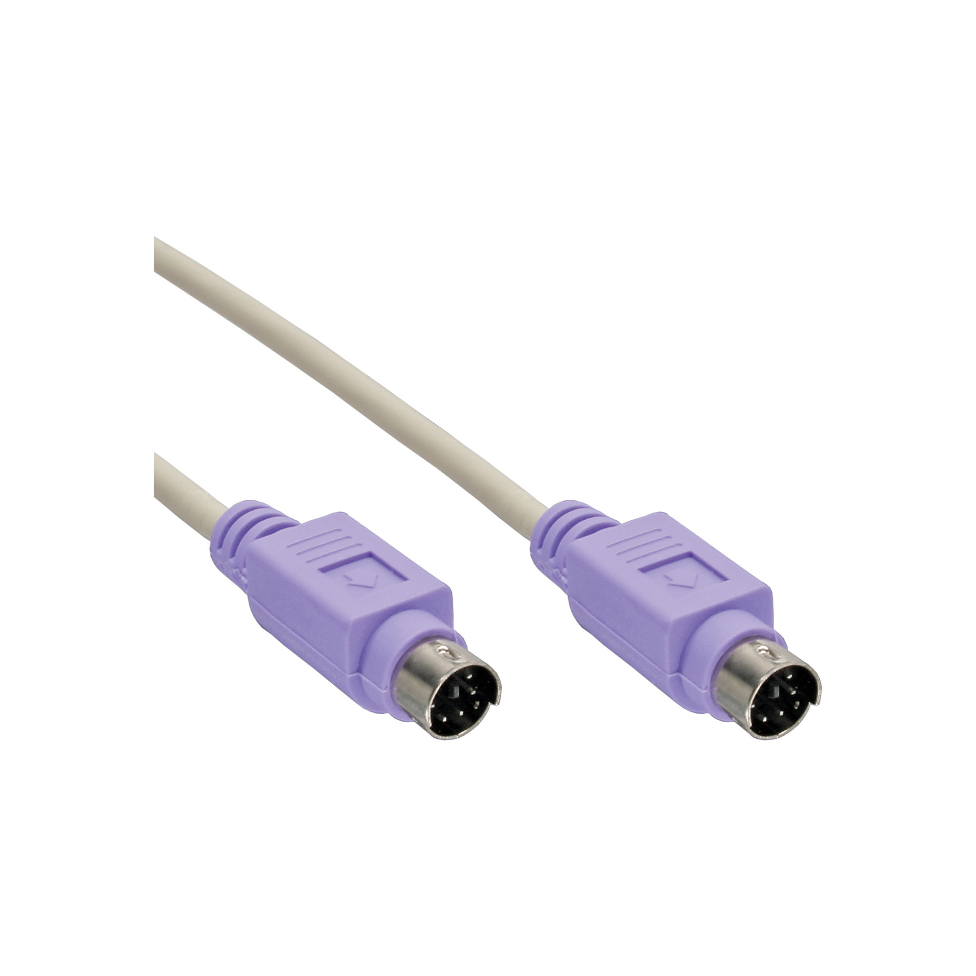 InLine PS/2 Kabel St/St 2 m PC 99 Violett