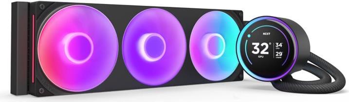 NZXT KRAKEN Elite V2 360 RGB Wakü Display Black RL-KR36E-B2 (RL-KR36E-B2)