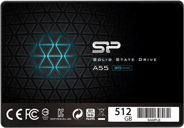 Silicon Power Ace A55 2.5" 512 GB SSD Serial ATA III 3D NAND (SP512GBSS3A55S25RR) Bulk (SP512GBSS3A55S25RR)