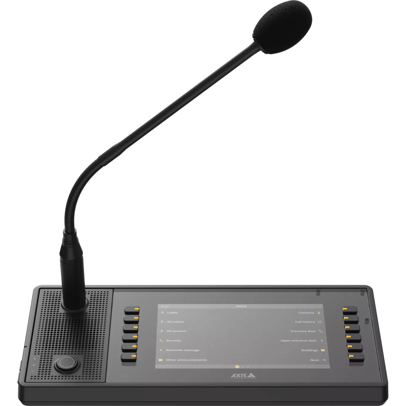 Axis TC6901 Schwanenhals-Konferenzmikrofon 3-Pol XLR Schwarz
