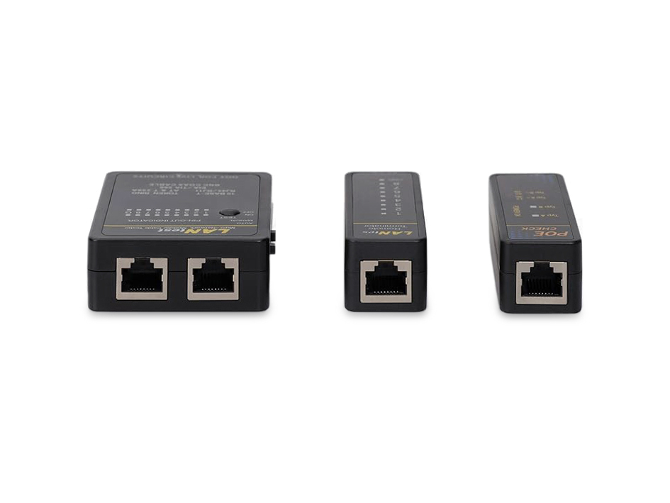 equip Netzwerktester RJ-45/RJ-11/RJ-12/BNC Schwarz