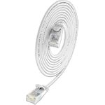 SLIM KAT6A 10 Gigabit Lightpatchkabel rund, U/UTP, Ø 3,6 mm, weiss (SLIM-L-UU-K6A 0.15 WT)