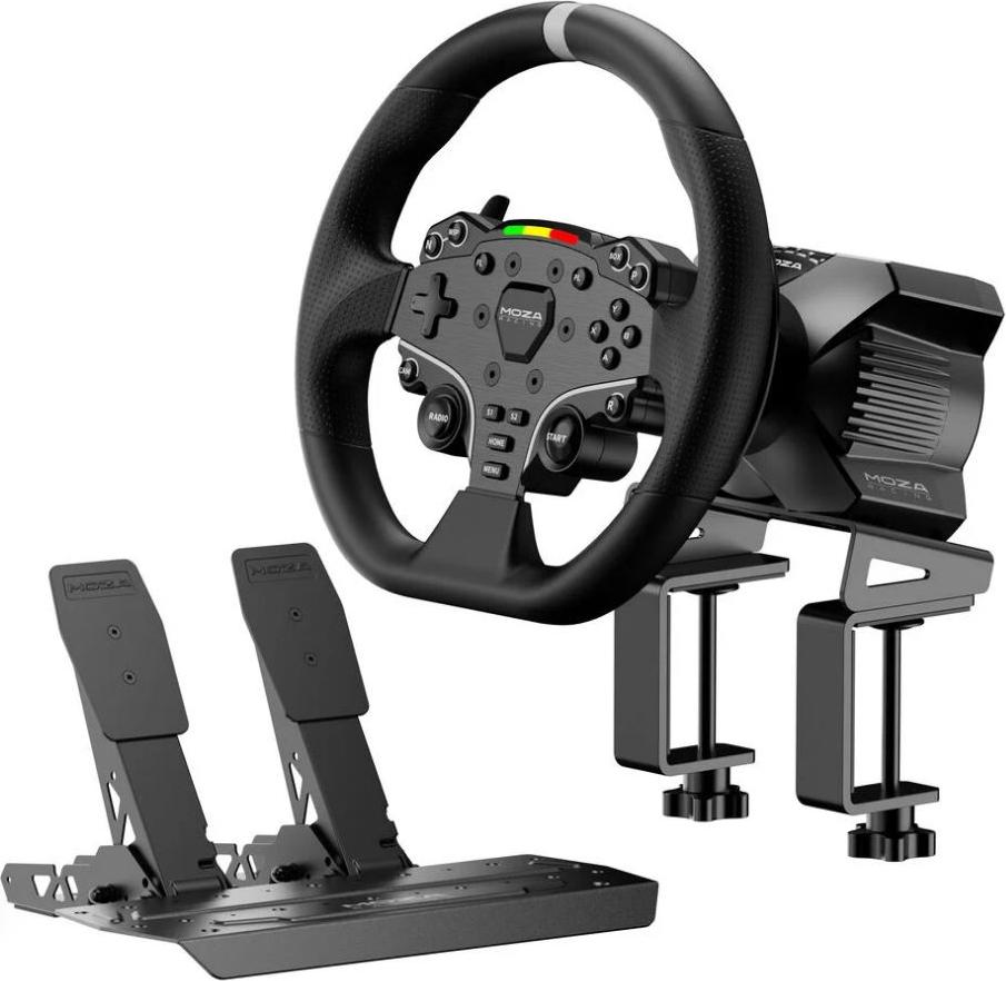 Moza Racing MOZA R3 Racing Set - PC Version (RS074), Direct Drive Lenkrad & Pedale (RS074) (B-Ware)