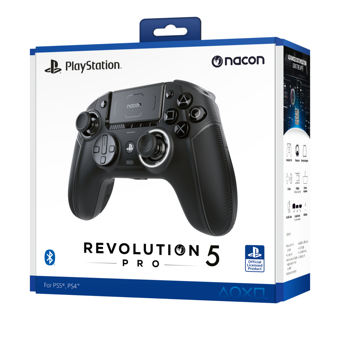 NACON Revolution 5 Pro Wireless Controller für PS5, PS4 & PC Schwarz