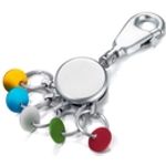 TROIKA Schlüsselanhänger PATENT/Colour matt (KYR61/MC)