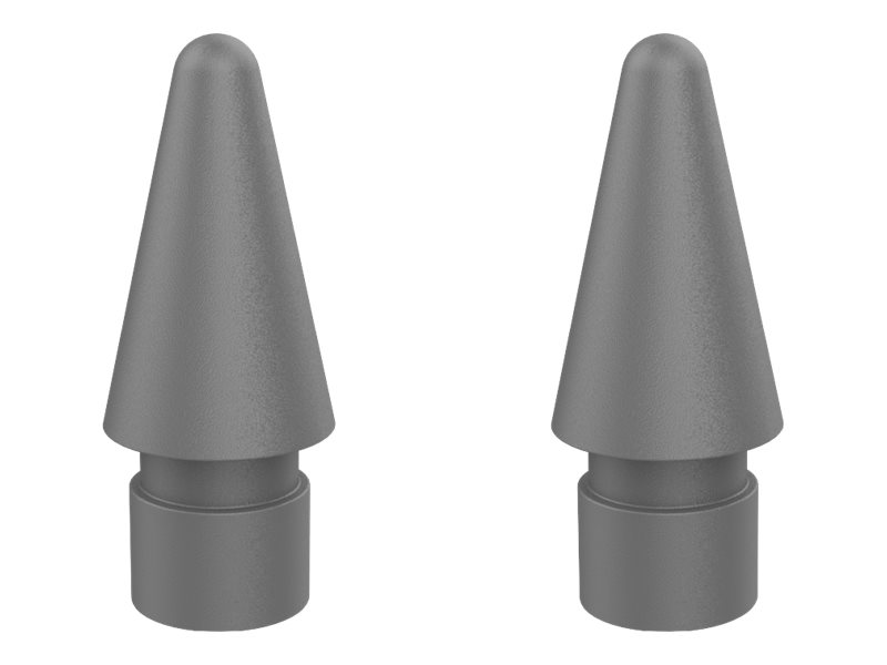 DEQSTER Ersatzspitzen für Pencil 2, 2 Stück – Grau
