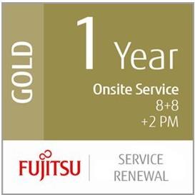 Ricoh Scanner Service Program 1 Year Gold Service Renewal for Fujitsu Low-Volume Production Scanners (R1-GOLD-LVP)