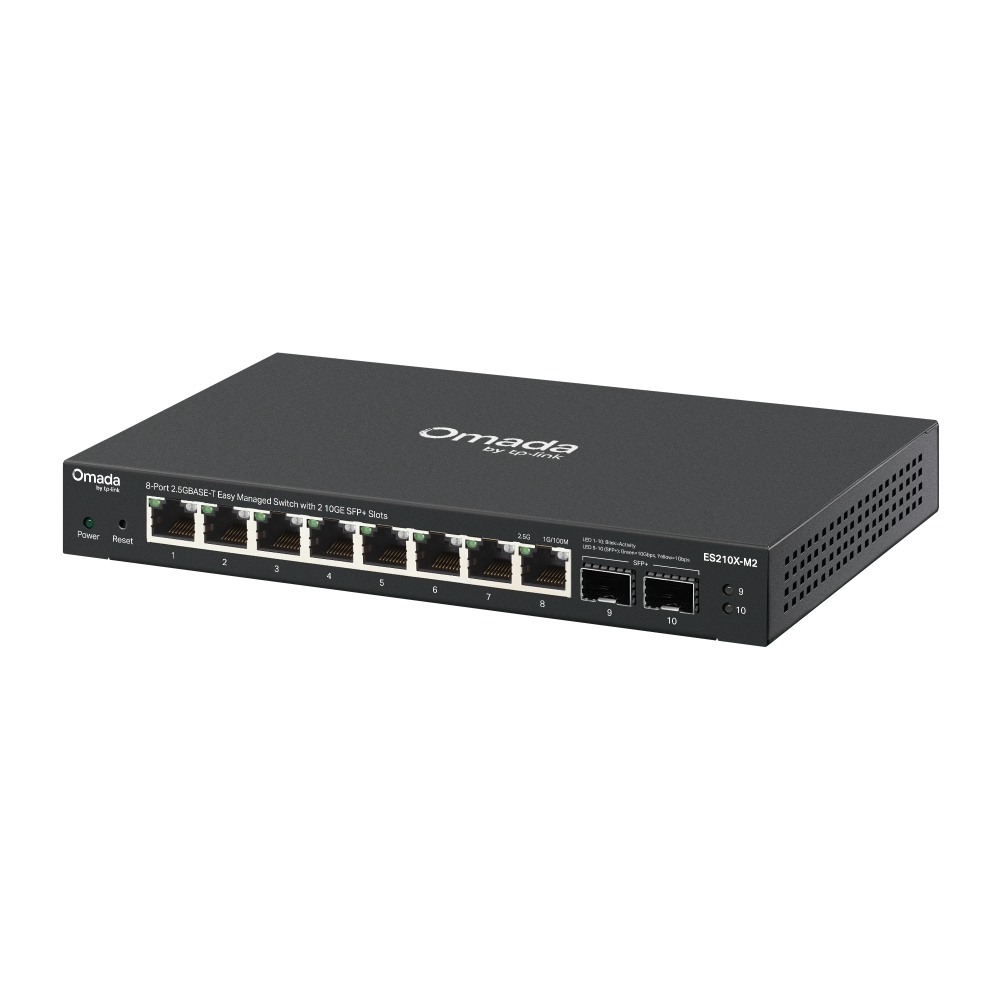 TP-Link Omada ES210X-M2 V1 8-Port 2.5G Managed Switch Grau