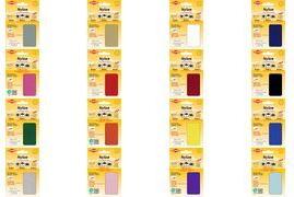 KLEIBER Nylon-Flicken, selbstklebend, orange zum Reparieren von Outdoor-Bekleidung, Schirmen, Taschen, - 1 Stück (43041)