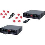 LogiLink RJ45 Sicherheitsschloss-Set Schlüssel mit 10 RJ45 Aufsätzen, effektiver Schutz für RJ45 - 1 Stück (MP0086)