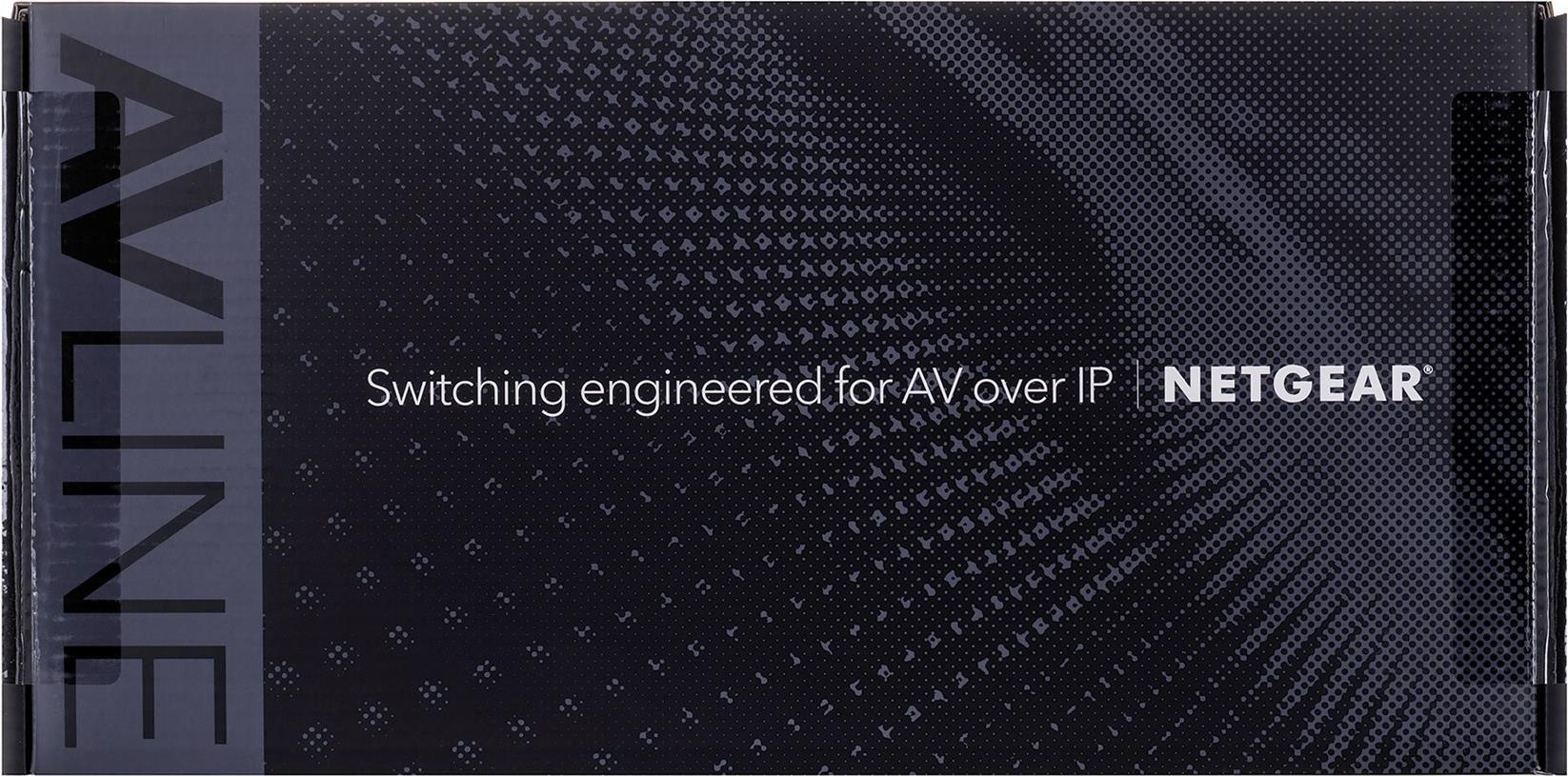 NETGEAR AV Line M4250-10G2XF-PoE+ Switch 12 Ports PoE+ Schwarz