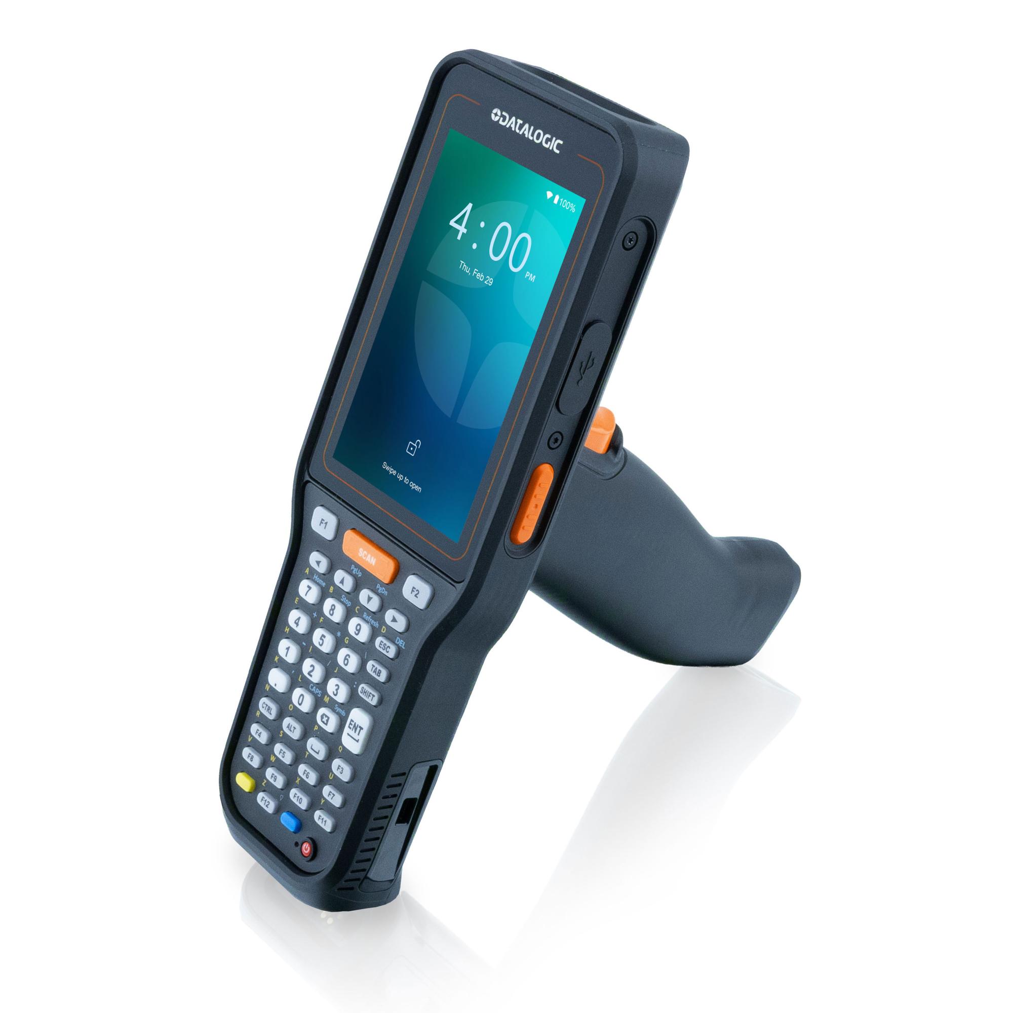 Datalogic Skorpio X40-X45 Mobiles Datenerfassungsgerät 4" 2D Long Range 6 GB RAM 128 GB Android Pistolengriff Grün