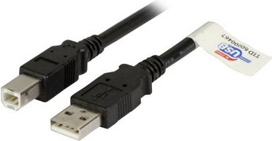 EFB-Elektronik USB2.0 Anschlusskabel A-B, St.-St., 0,5m, schwarz, Premium Hersteller: EFB Elektronik (K5256SW.0,5)