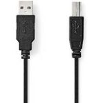 Nedis CCGL60100BK10 USB Kabel USB 2.0 1 m USB A USB B Schwarz (CCGL60100BK10)