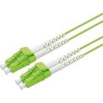 Newlink 1m LC-LC lime green OM5 fibre optic cables are constructed with 50my core and 125my cladding. The OM5 range offer a higher bandwidth and greater distance over OM3 & OM4 cables with lime green Low Smoke Zero Halogen jacket (FB5M-LCLC-010D)