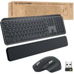 Logitech MX Keys combo for Business Gen 2 Tastatur Maus enthalten RF Wireless + Bluetooth QWERTY US International Graphit (920-010933)