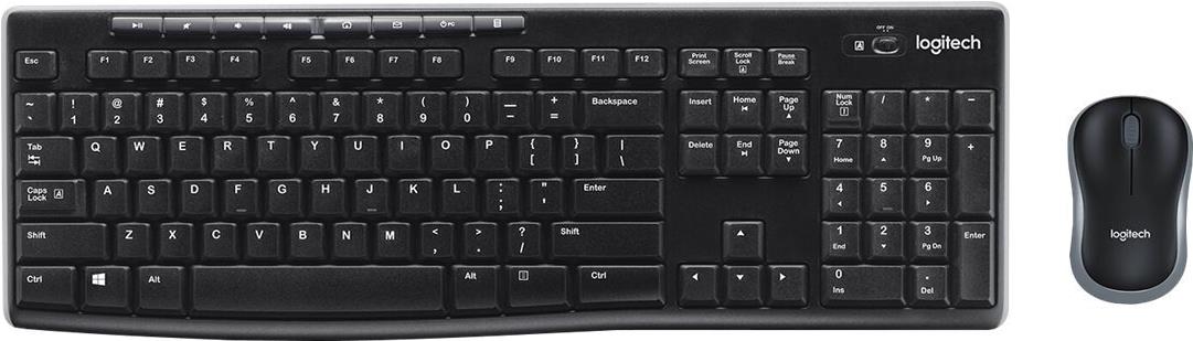 Logitech MK270 Wireless Combo Tastatur-Maus-Set 2,4 GHz QWERTY Schwarz