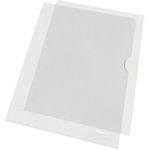 Esselte Sichthülle Standard Plus, A5, PP, genarbt, 100 Stück, farblos (54850)