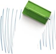 magnetoplan Tafelwischer 1228805 magnetoWipe ecoAware PET-Filz grün (1228805)