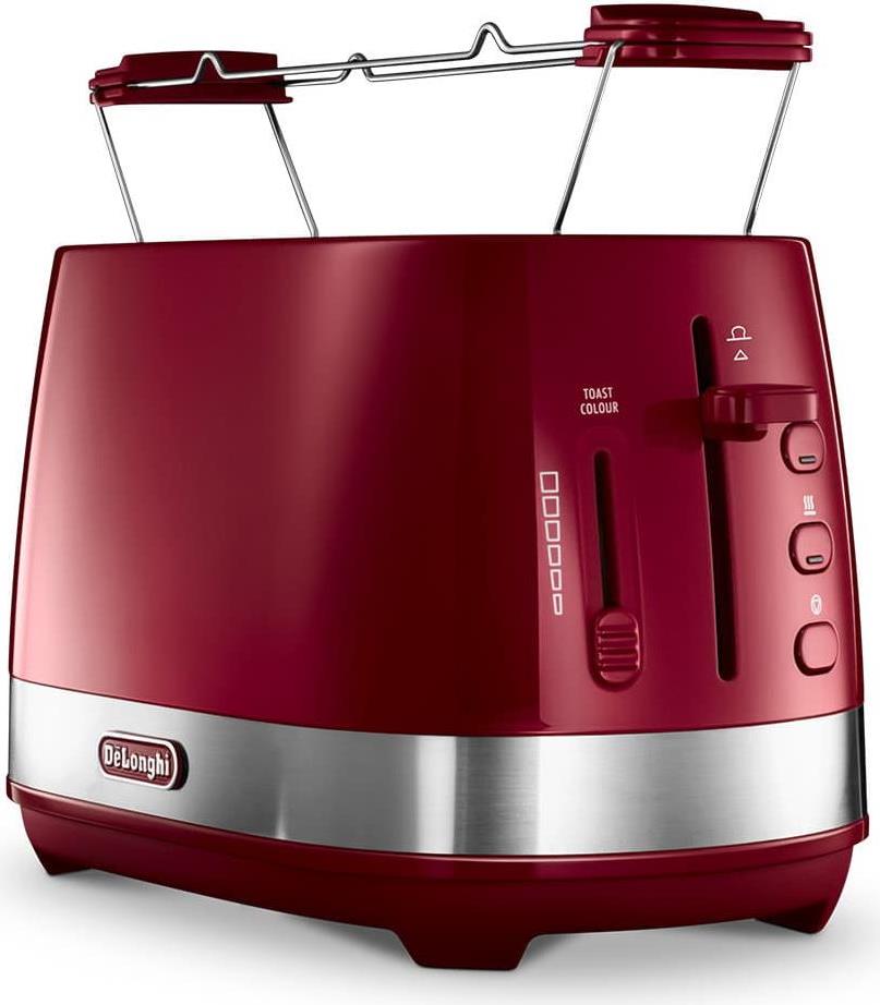 DeLonghi Active Line CTLA2103.R Toaster 2 Scheibe(n) Rot 900 W (CTLA 2103.BK)