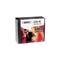CD-R Emtec 700MB 10pcs 52x Slim NEW PACKAGING (ECOC801052SL)