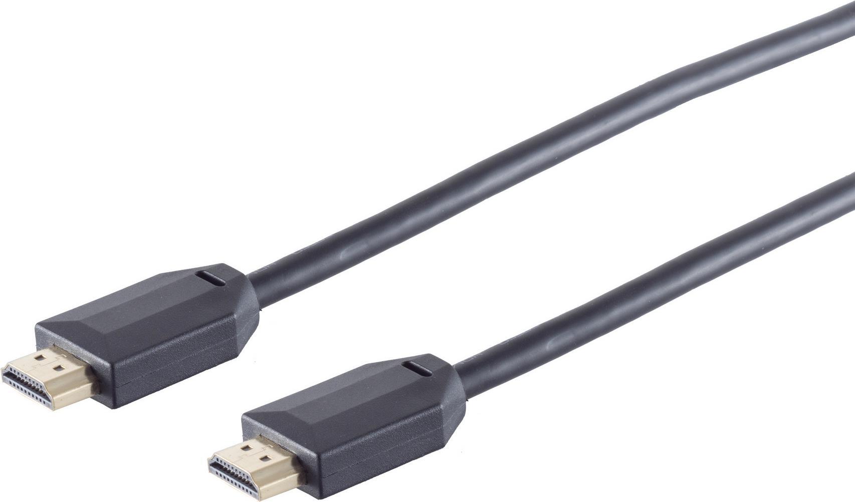 S/CONN maximum connectivity Ultra HDMI Kabel, 10K, PVC, schwarz, 1,5m (10-40155)