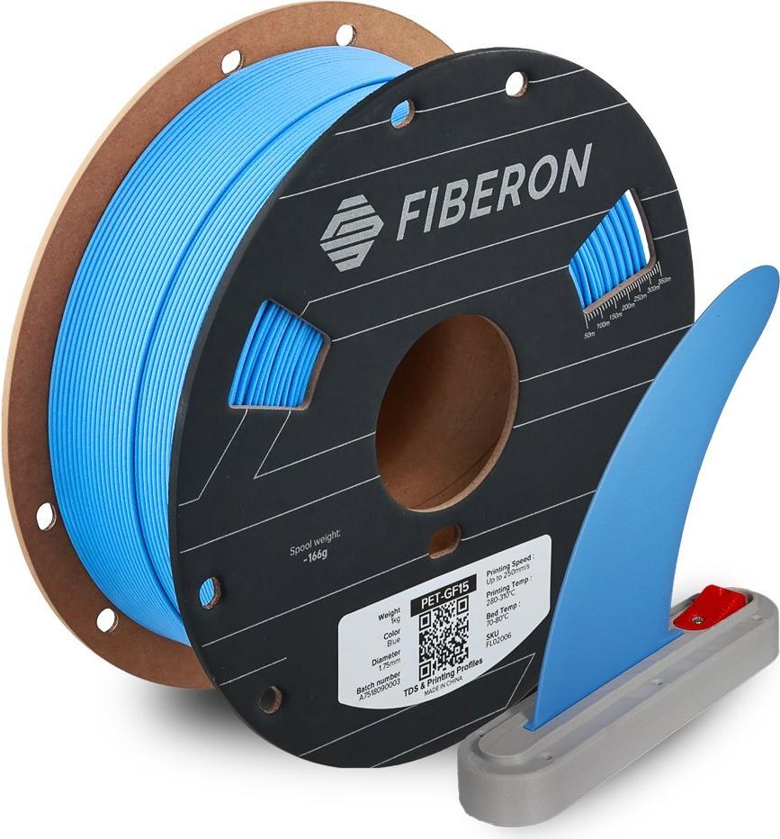 PET-GF15 1,75mm BLUE 0,5kg POLYMAKER FIBERON 3D FILAMENT (FL02006)