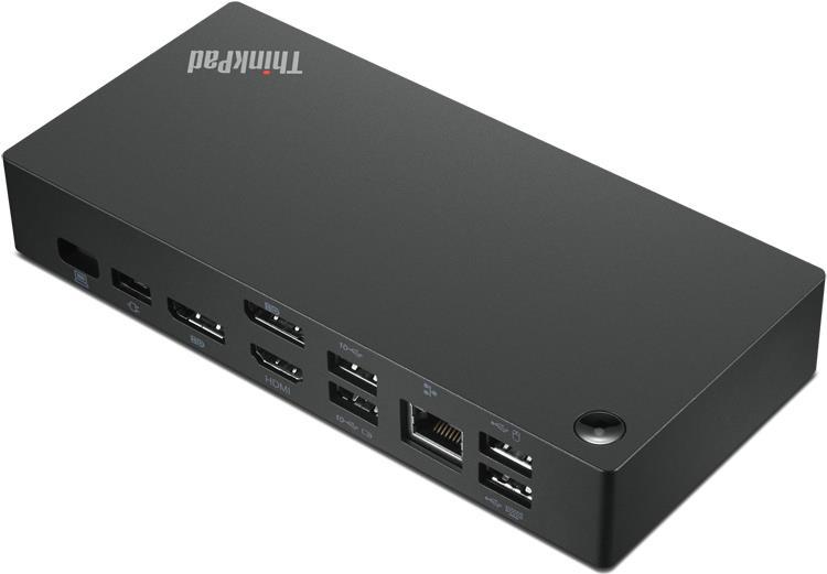 Lenovo 40AY0090CH Notebook-Dockingstation & Portreplikator Verkabelt USB 3.2 Gen 1 (3.1 Gen 1) Type-C Schwarz (40AY0090CH)
