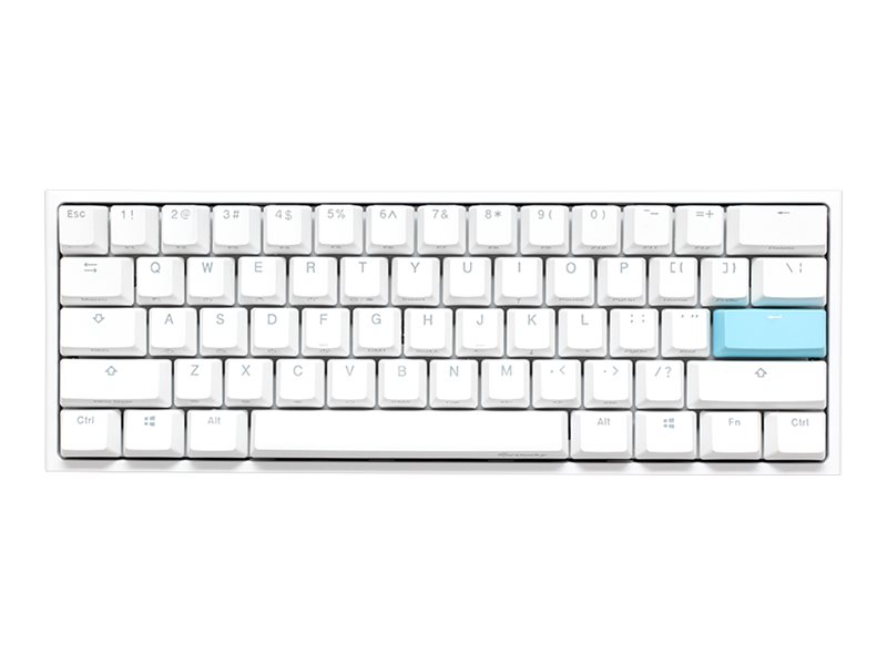 Ducky One 2 Pro Mini Gaming-Tastatur Kailh Red RGB LED US International Weiß