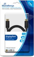 MediaRange MRCS159 DisplayPort-Kabel 2 m Schwarz (MRCS159)
