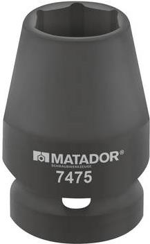 MAT 7475 0120 - Kraft-Steckschlüsseleinsatz, 12 mm, 1/2” (74750120)