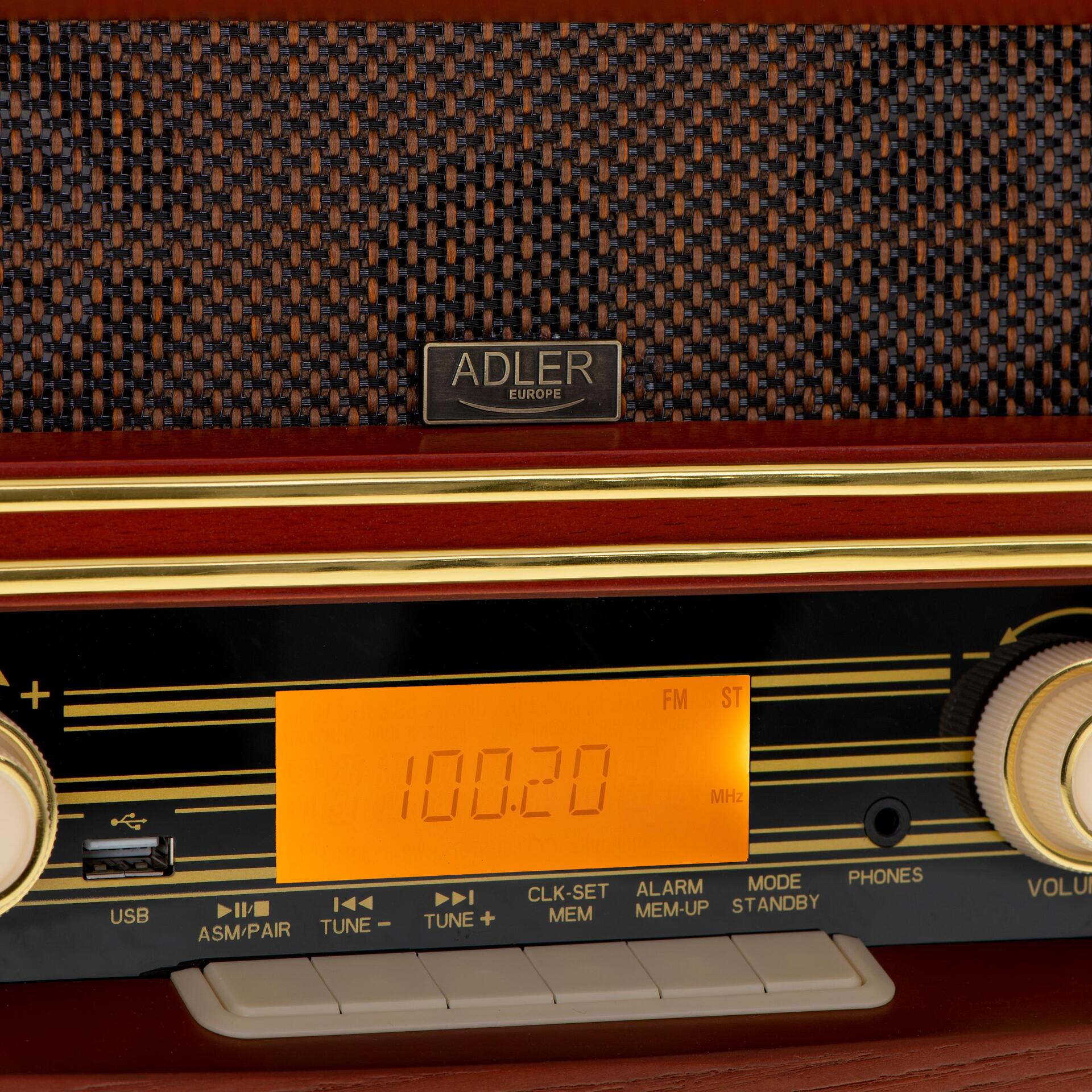 Adler AD 1187 Tragbares Radio Digital Braun