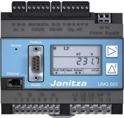 Netzanalysator UL 95..240VAC 135..340D UMG605 (5216227)