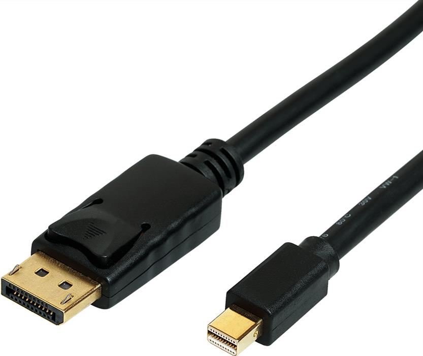 ROLINE 11.04.5814 DisplayPort-Kabel 1 m Mini DisplayPort Schwarz (11.04.5814)