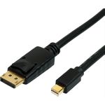 ROLINE 11.04.5814 DisplayPort-Kabel 1 m Mini DisplayPort Schwarz (11.04.5814)