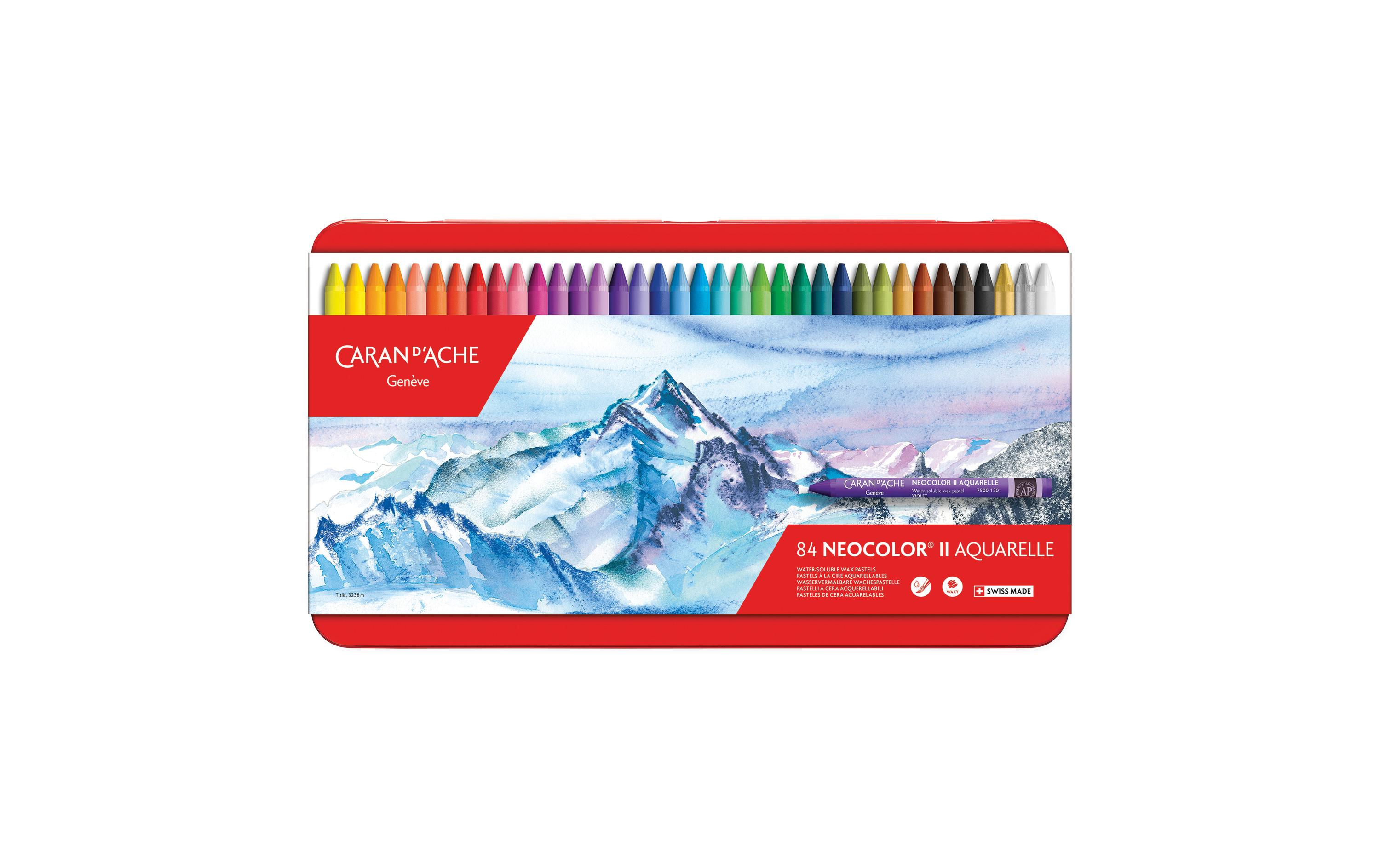 Caran d'Ache NEOCOLOR II 7500.384 Wachspastell 8.65 mm Mehrfarbig