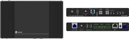 Kramer Electronics EXT3-21-XR-TR - HDMI AV+ USB+ GE 2-way PoE Smart Tx & 2x1 Switcher Rx (50-80584090)