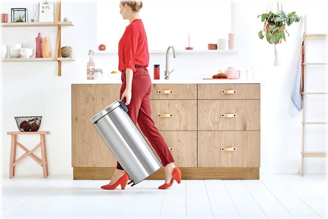 Brabantia newIcon 111822 Treteimer 30 L Stahl matt