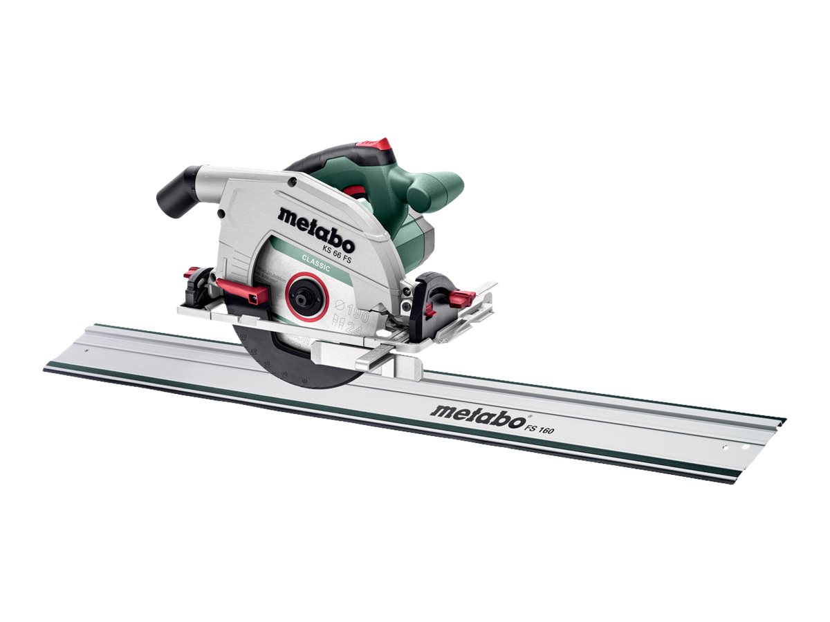 Metabo Set KS 66 FS Handkreissäge 190 mm 1500 W mit Führungsschiene FS 160