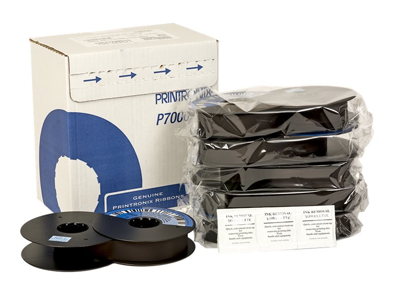 Printronix Ultra Capacity Farbband 6 Stück Schwarz