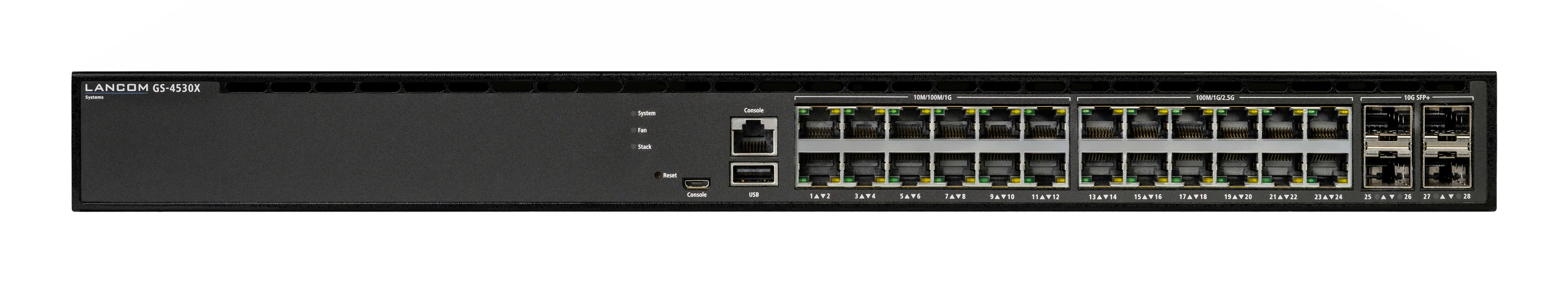 LANCOM GS-4530X Managed Switch 30-Port Stapelbar Schwarz